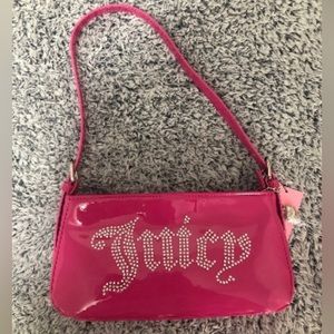 Juicy Couture x Forever 21 Pink Shoulder Bag Purse With Rhinestones NEW